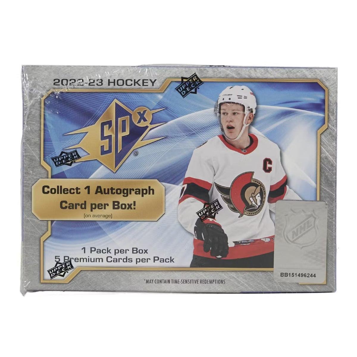 2022/23 Upper Deck SPx Hockey Hobby Box